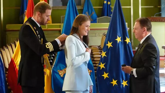 La princesa Leonor, nombrada alcaldesa honoraria de Oviedo