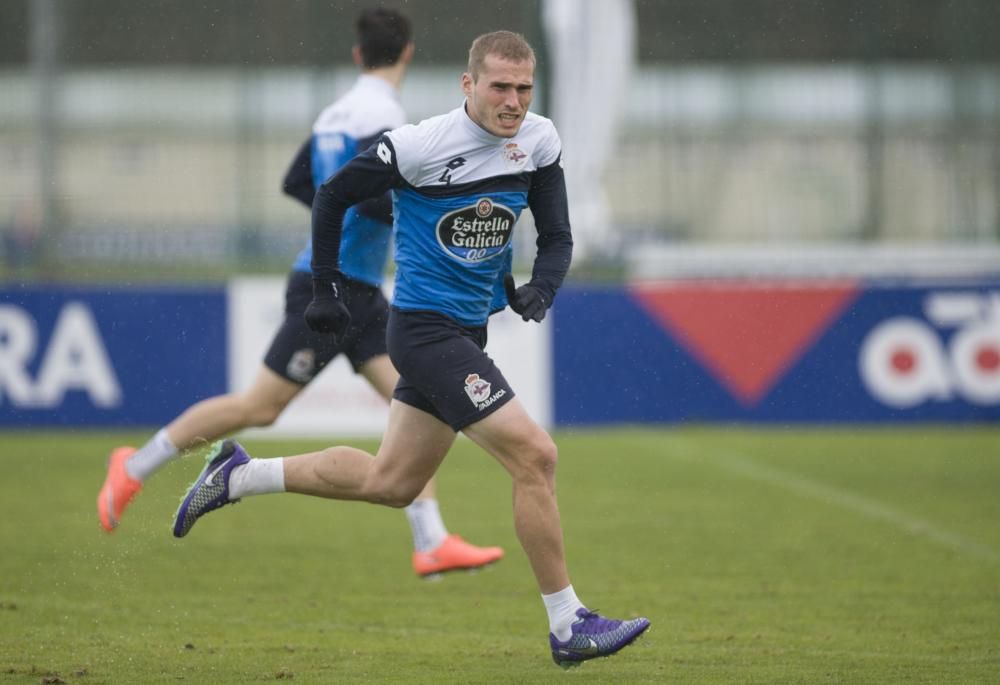 Arribas protagoniza la buena noticia del entrenamiento