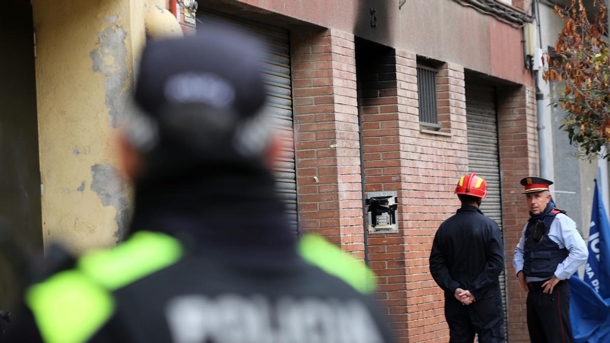 Incendis com bengales a Santa Coloma