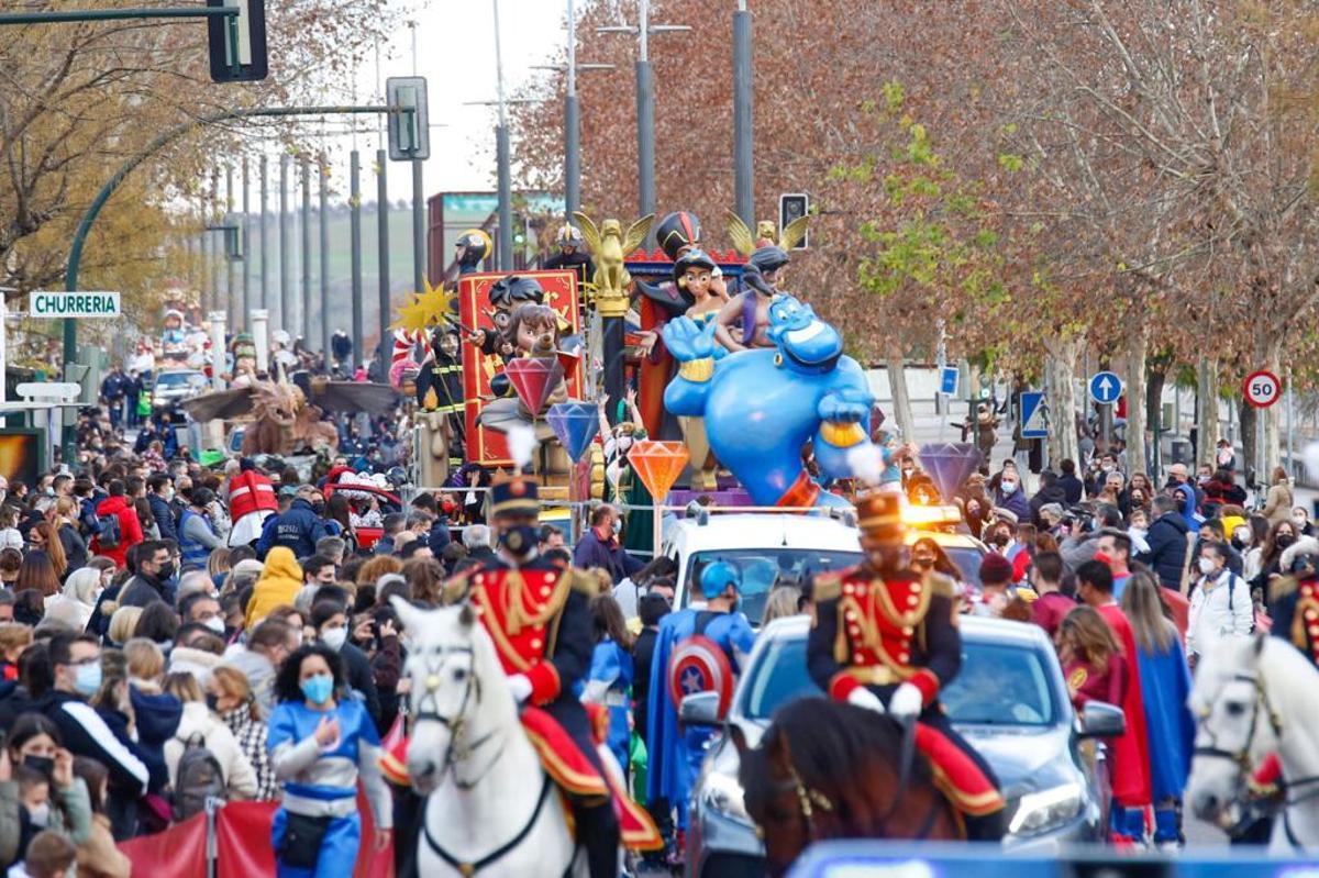 Cabalgata de los Reyes Magos de Córdoba del 2022.