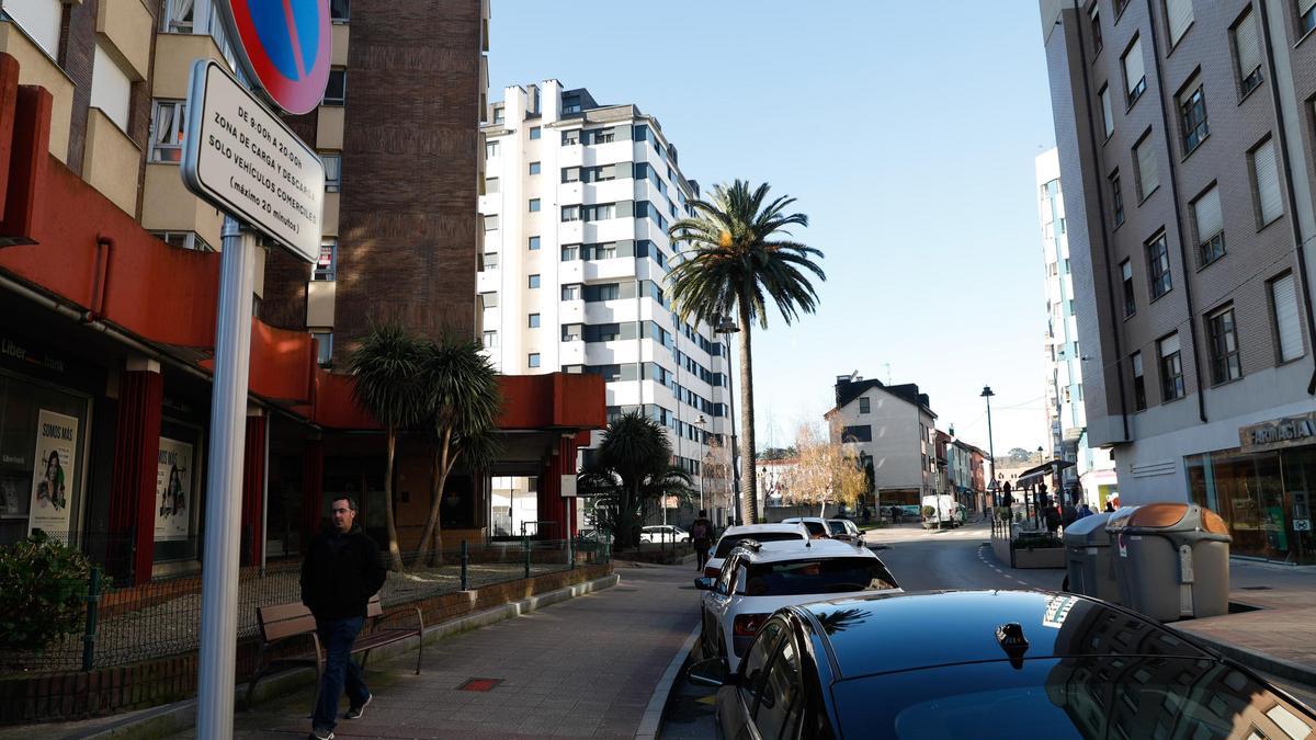 La avenida de Portugal, en El Carbayedo, en una imagen de archivo.