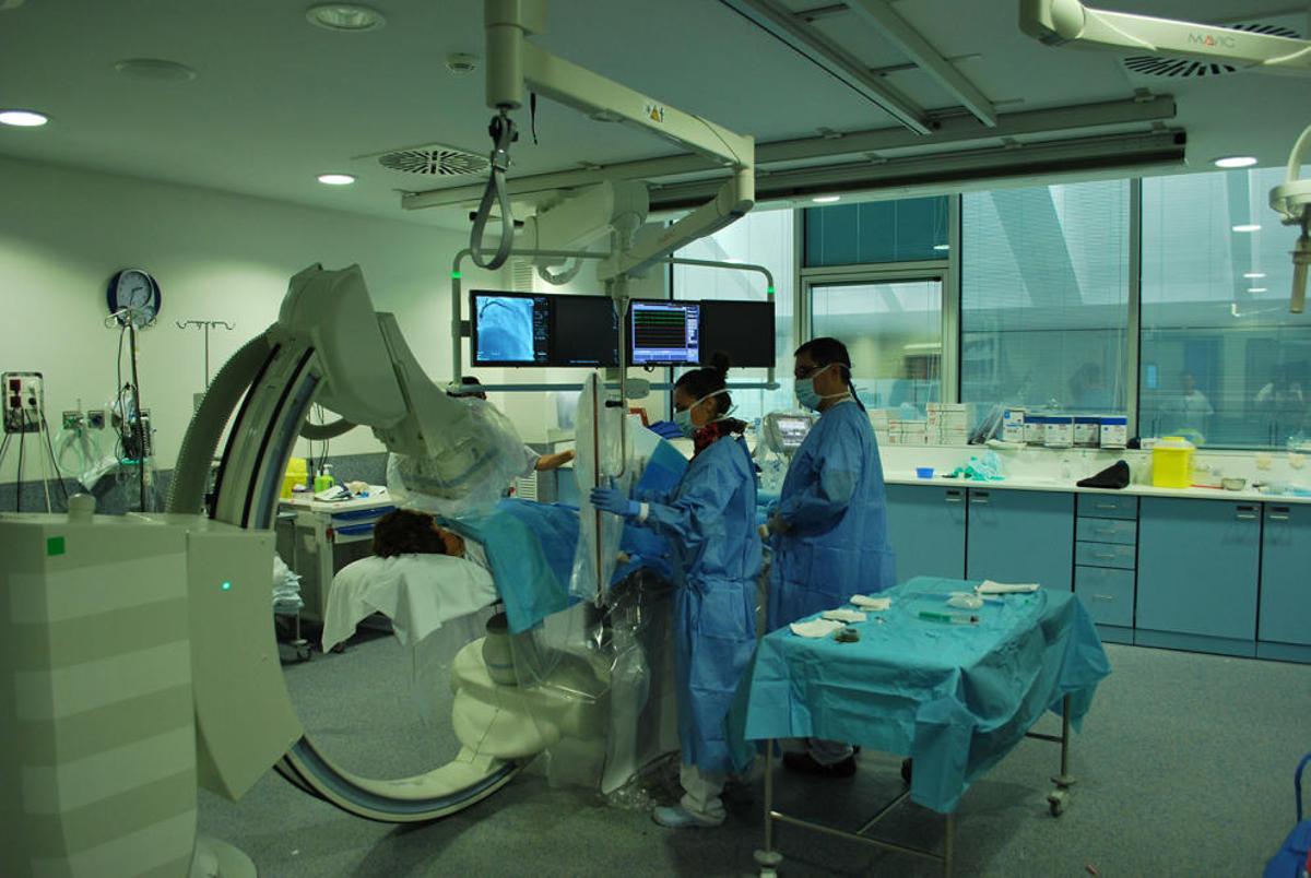 Quirófano de un centro médico asturiano