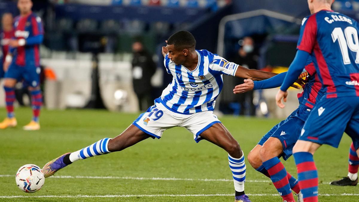 Alexander Isak, delantero de la Real Sociedad