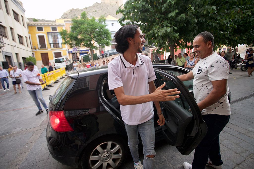 Recepción oficial y acto de bienvenida en Mula al atleta Mohamed Katir