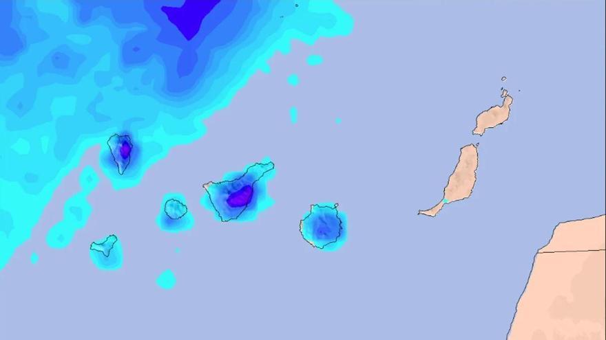 El tiempo en Canarias: descenso de temperaturas y aumento de la nubosidad este miércoles