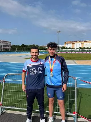 Xoel Franco, subcampeón de España sub 18 de 5.000