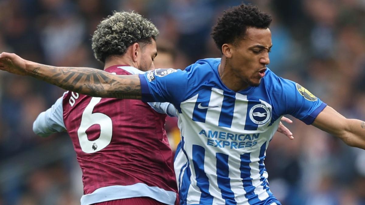 El Aston Villa no jugó un buen partido ante el Brighton (1-0)