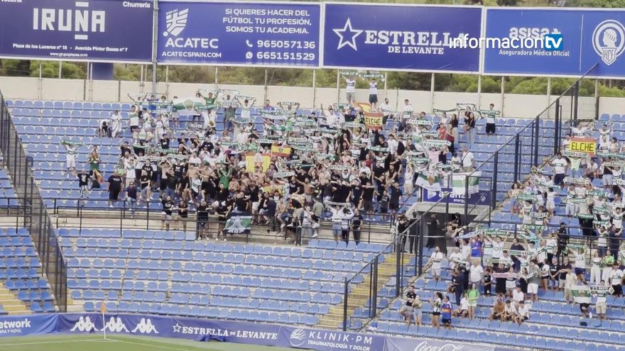 El Hércules-Elche desde las gradas: así se vivió el derbi en el Rico Pérez