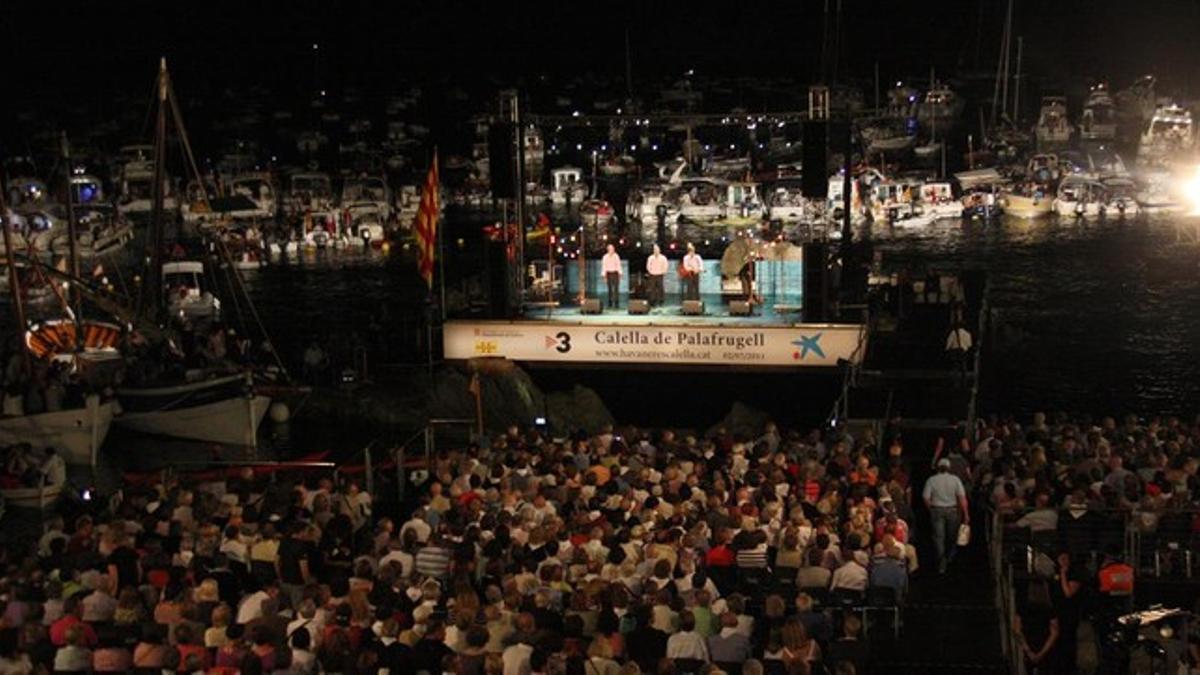 Habaneras en Calella de Palafrugell en el 2011