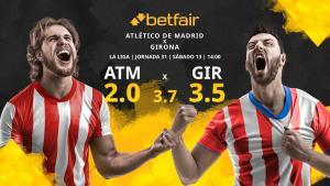 Atlético de Madrid vs. Girona FC: horario, TV, estadísticas, clasificación y pronósticos