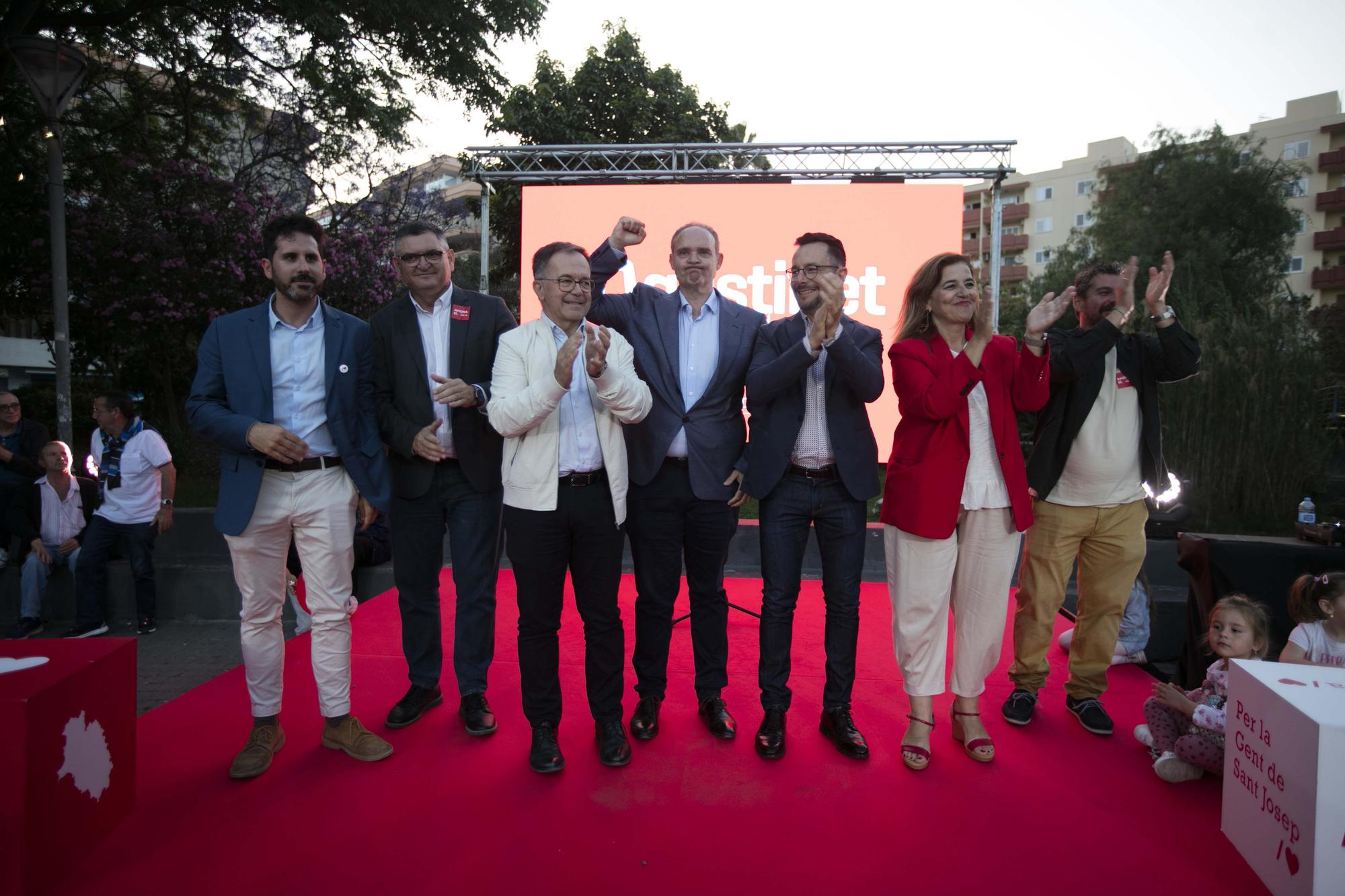 Mira aquí todas las fotos del acto de cierre de campaña del PSOE de Ibiza