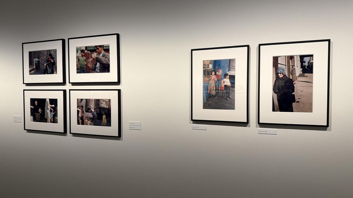 Algunes de les fotografies de l'exposició sobre Helen Levitt que acull el centre KBr