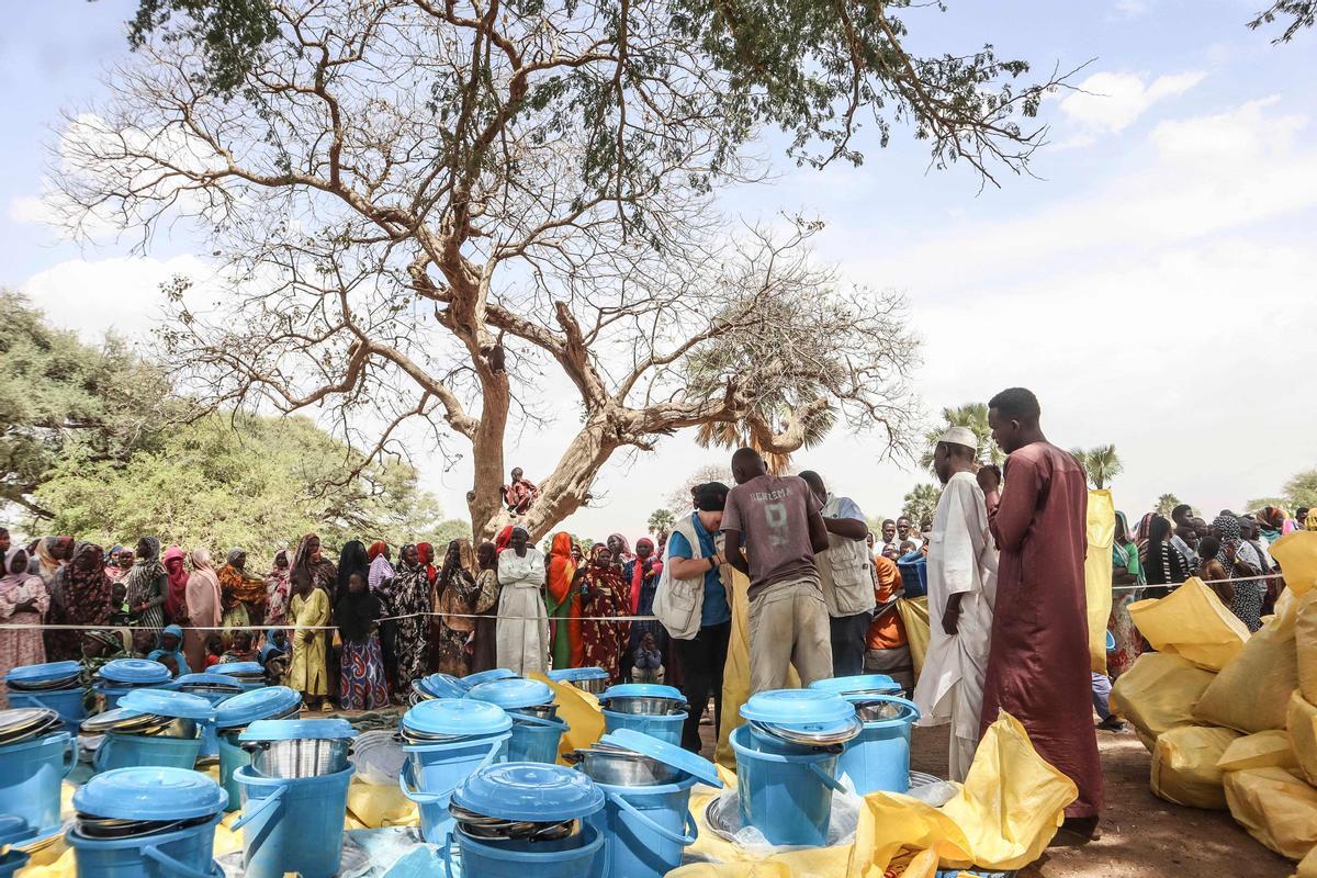 Éxodo de refugiados sudaneses hacia El Chad