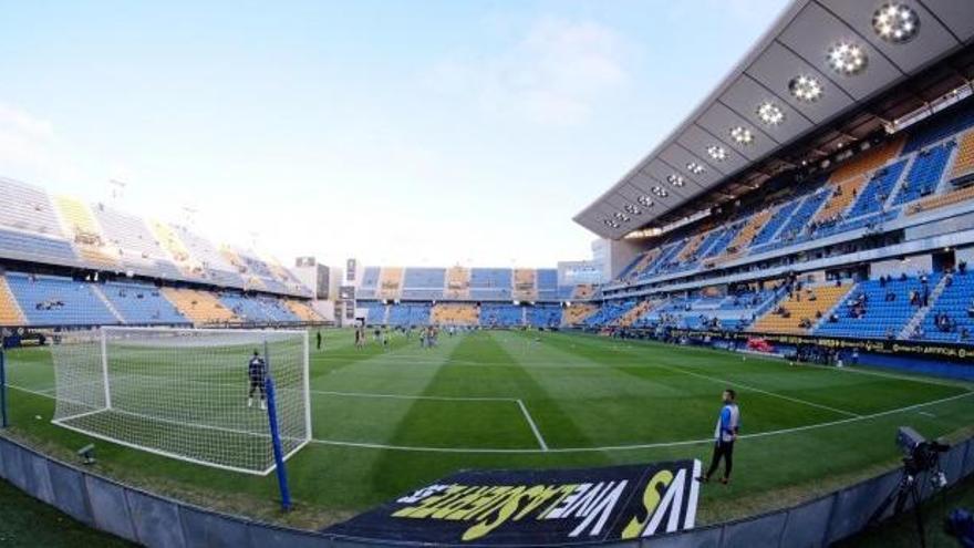 El estadio Carranza, escenario del próximo partido del Málaga CF.