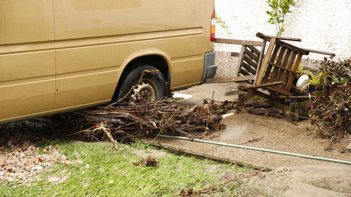 Inundaciones en Asturias: Todas las imágenes de una complicada jornada de lluvias