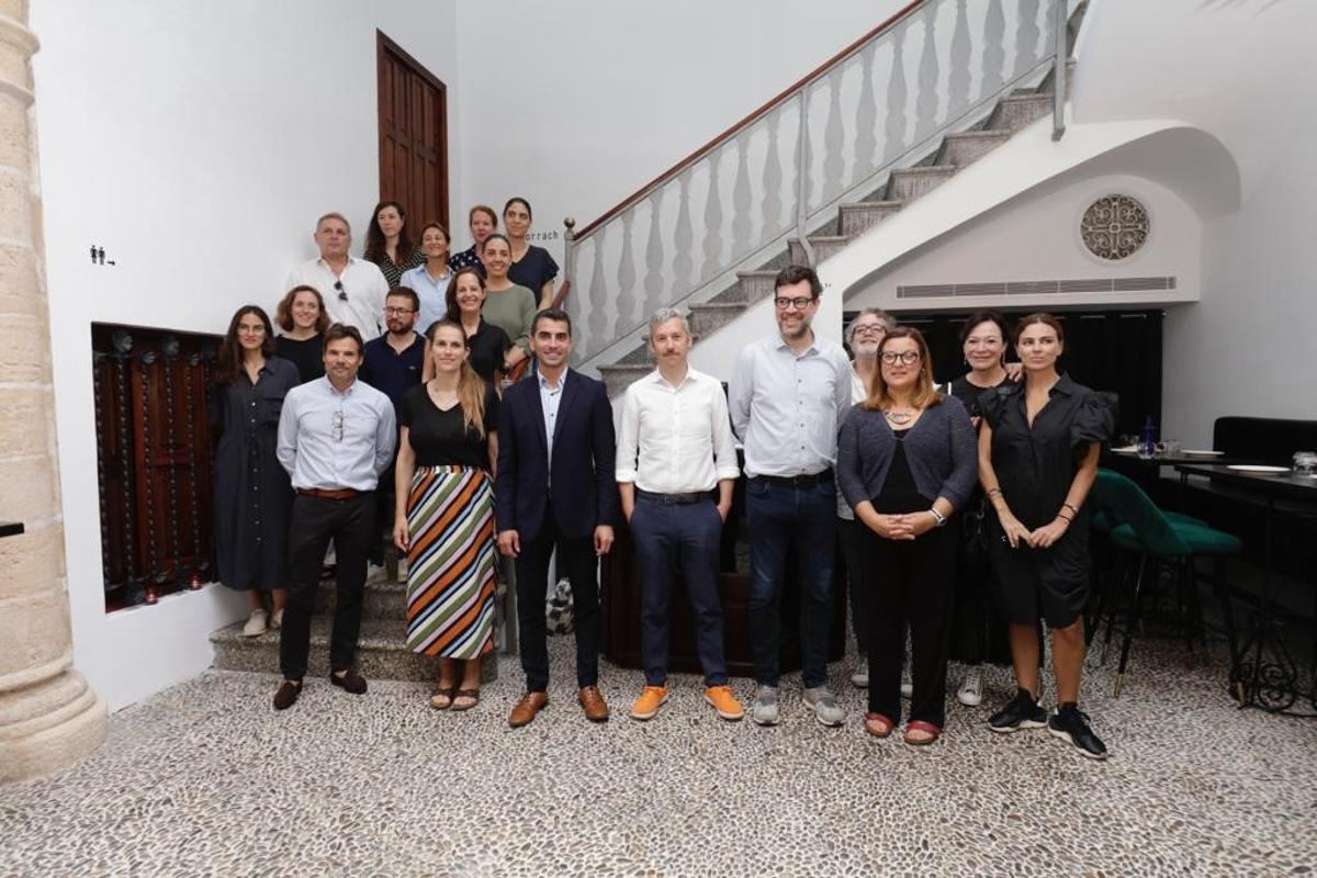 Foto de familia de la presentación del Palma Art Contemporani