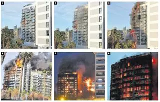 El efecto chimenea que convirtió las dos torres del edificio de Valencia en un infierno