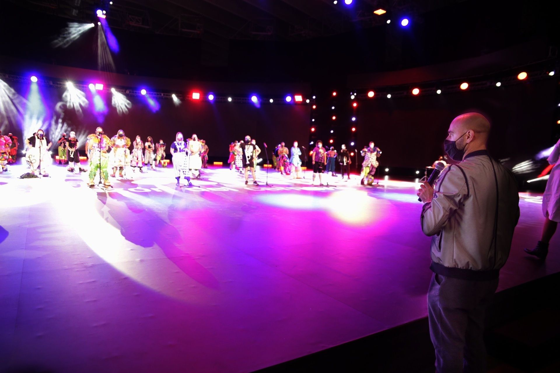 Grabación de las murgas para el Carnaval Virtual