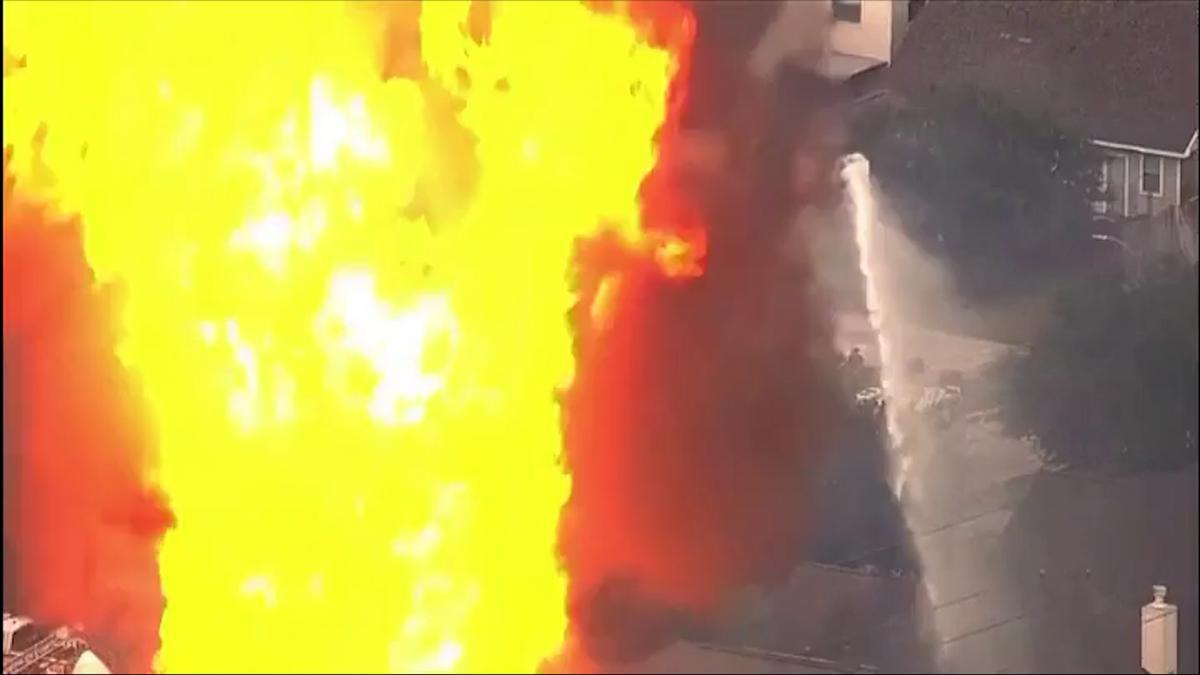 incendio oleducto houston