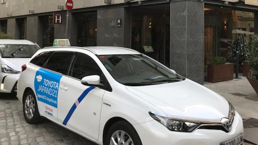 Dos taxis de Girona