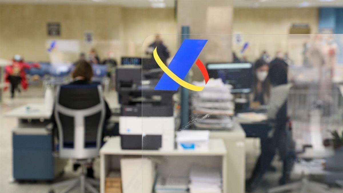 Una oficina de la Agencia Tributaria.