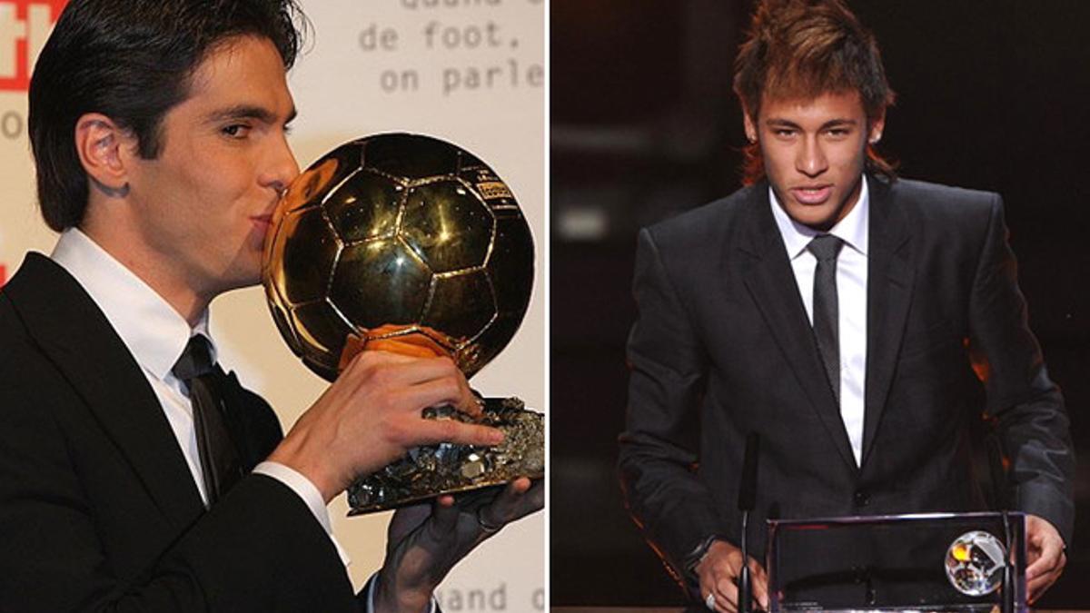 Neymar quiere seguir los pasos de Kaká en el Balón de Oro