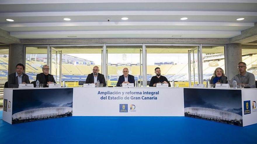 El Cabildo constituye el jurado que elegirá el proyecto para ampliar el Estadio de Gran Canaria