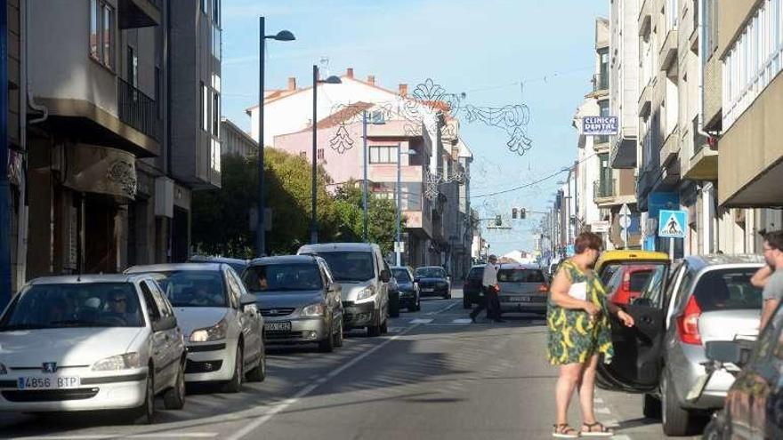 Avenida de Vilariño, en Cambados. // Noé Parga