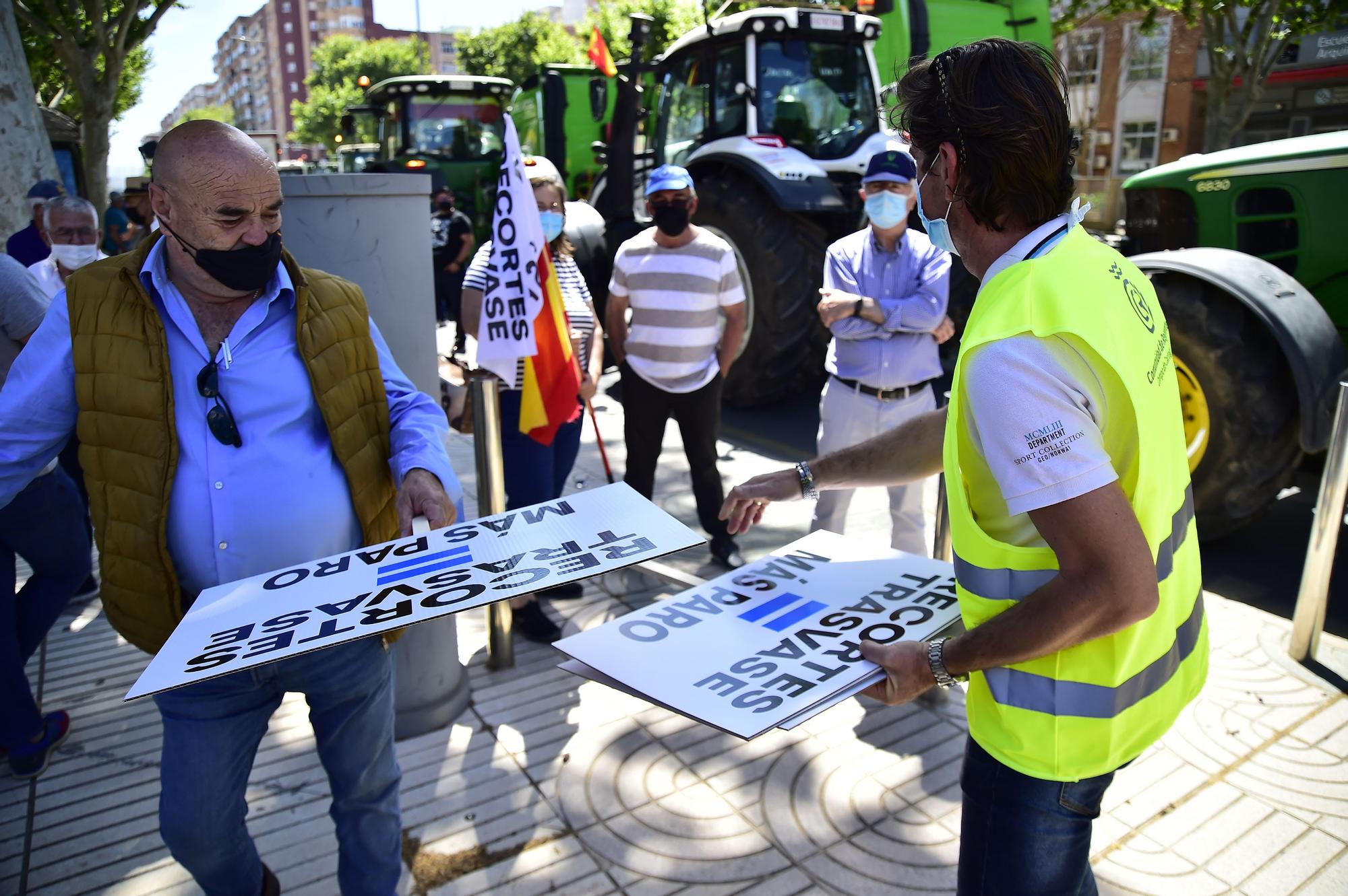 Protesta en defensa del Trasvase en Cartagena