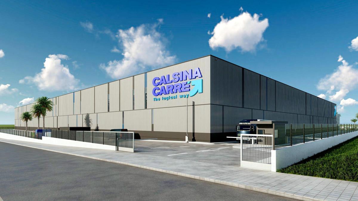 Pla general del nou centre logístic de Calsina Carré a Tànger un cop s'acabin les obres.