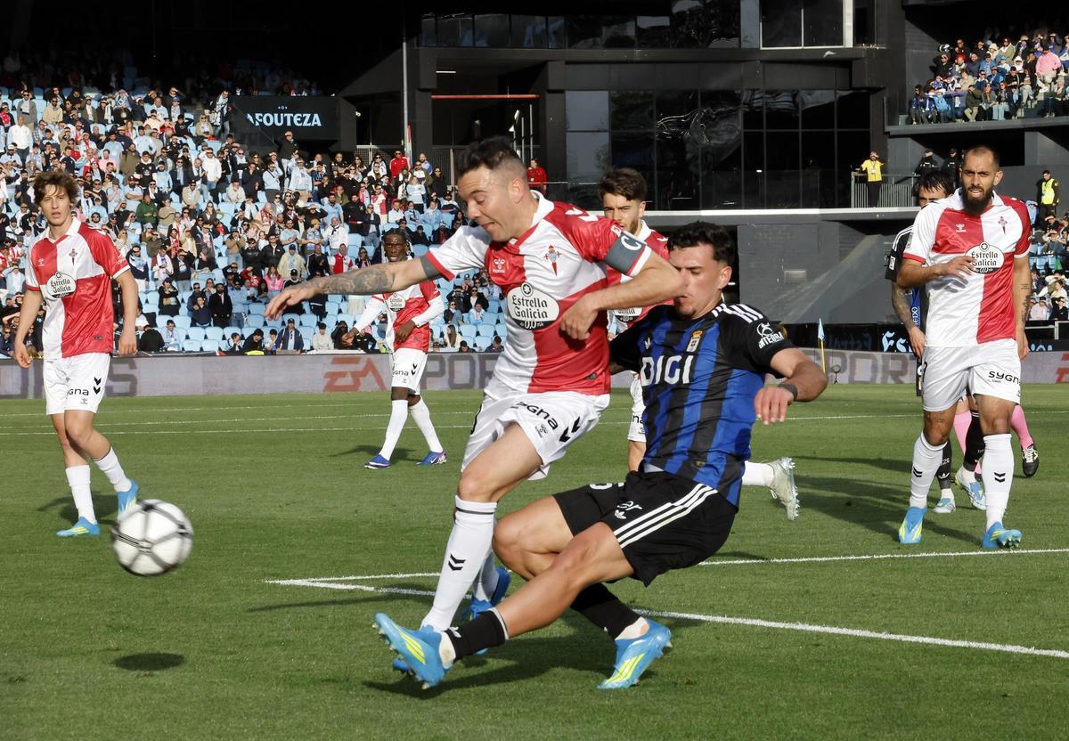 Las imágenes del Celta-Oviedo
