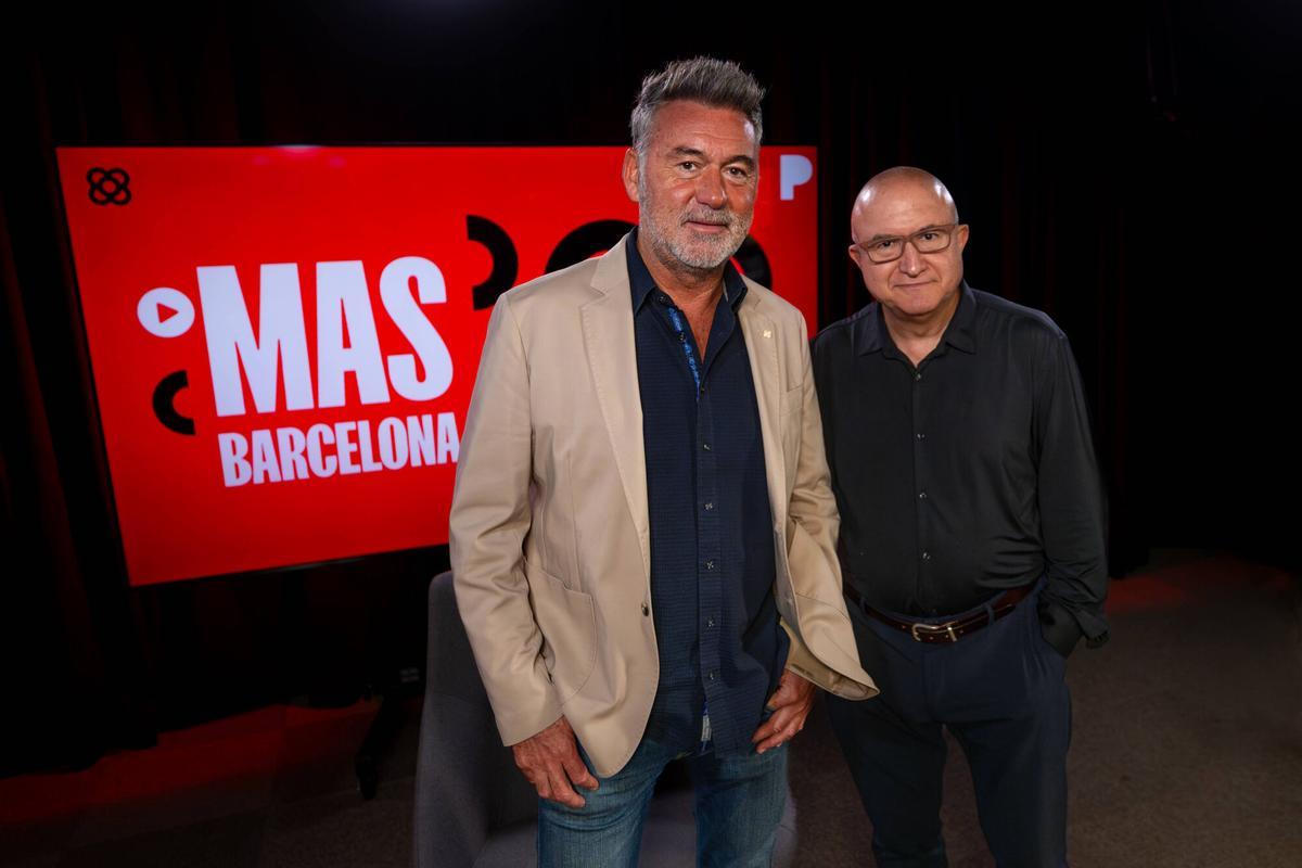 Xavi Valls con Sergi Mas