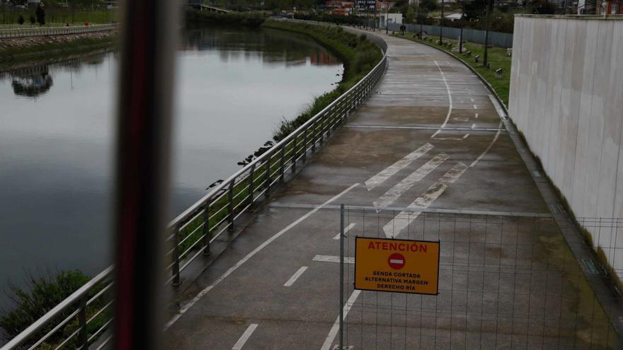 Comienzan las obras de conexión del aliviadero del San Martín a la ría de Avilés