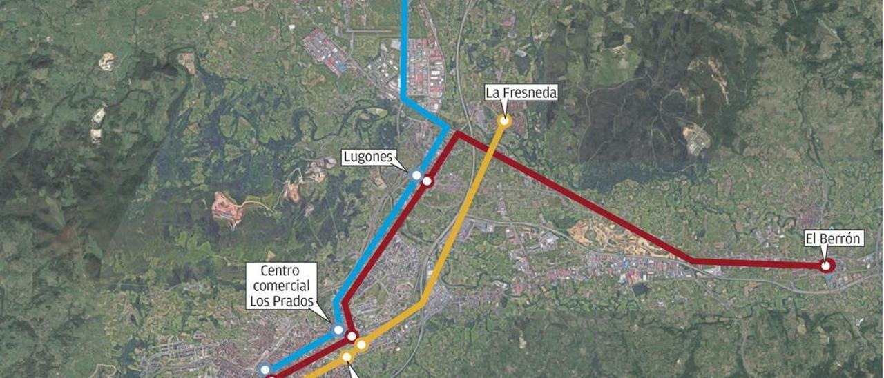 El Principado quiere más transporte público de La Fresneda, Lugones y Llanera a Oviedo
