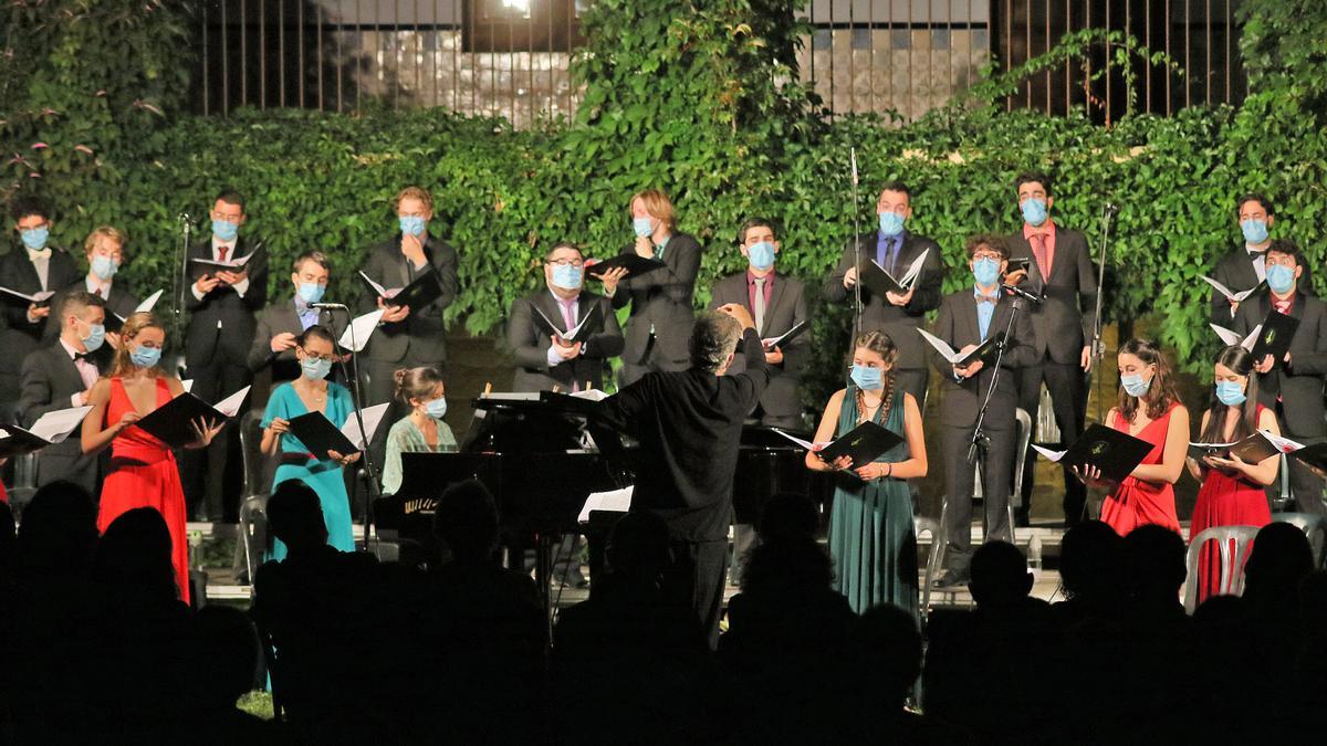 Concert del Cor Jove Nacional de Catalunya en el festival del 2020