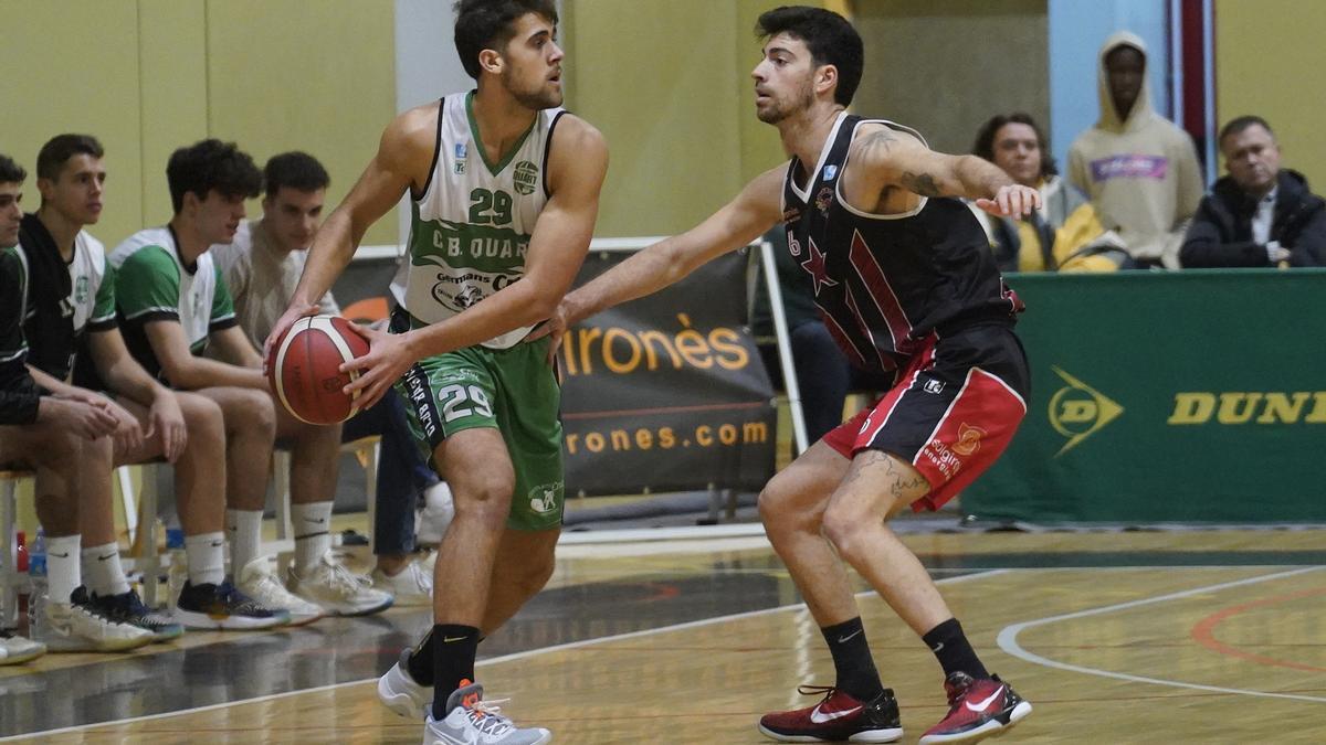 Gascon, amb la pilota, en un partit d’aquesta temporada