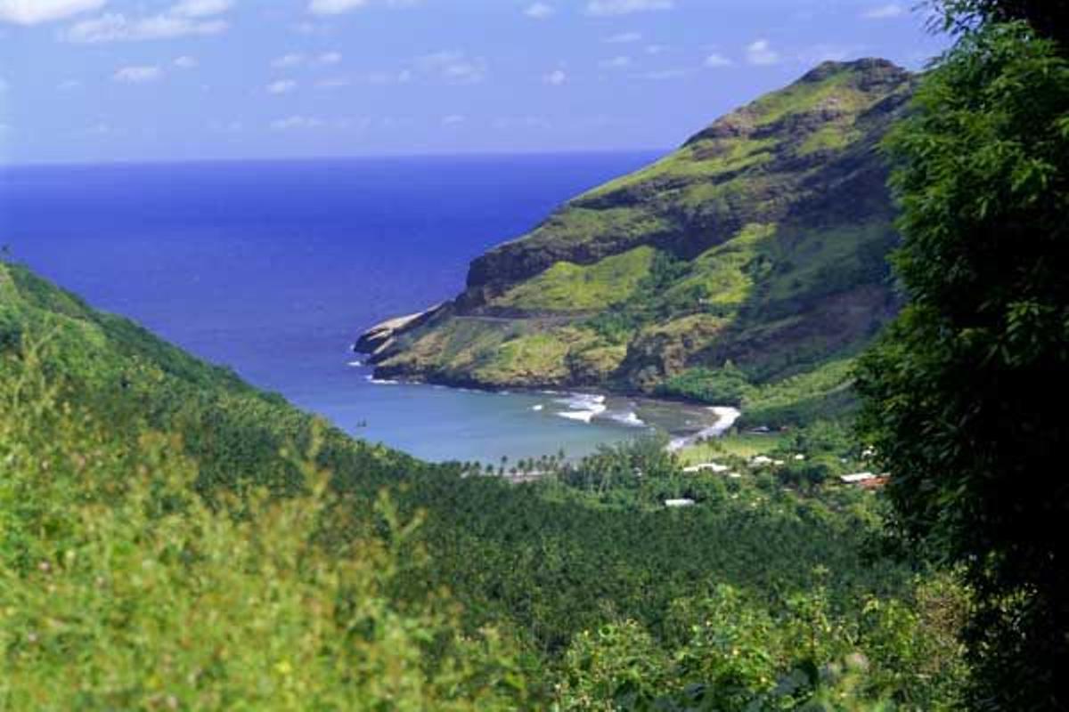 Bahía Hane Bay en la isla Ua Huka.