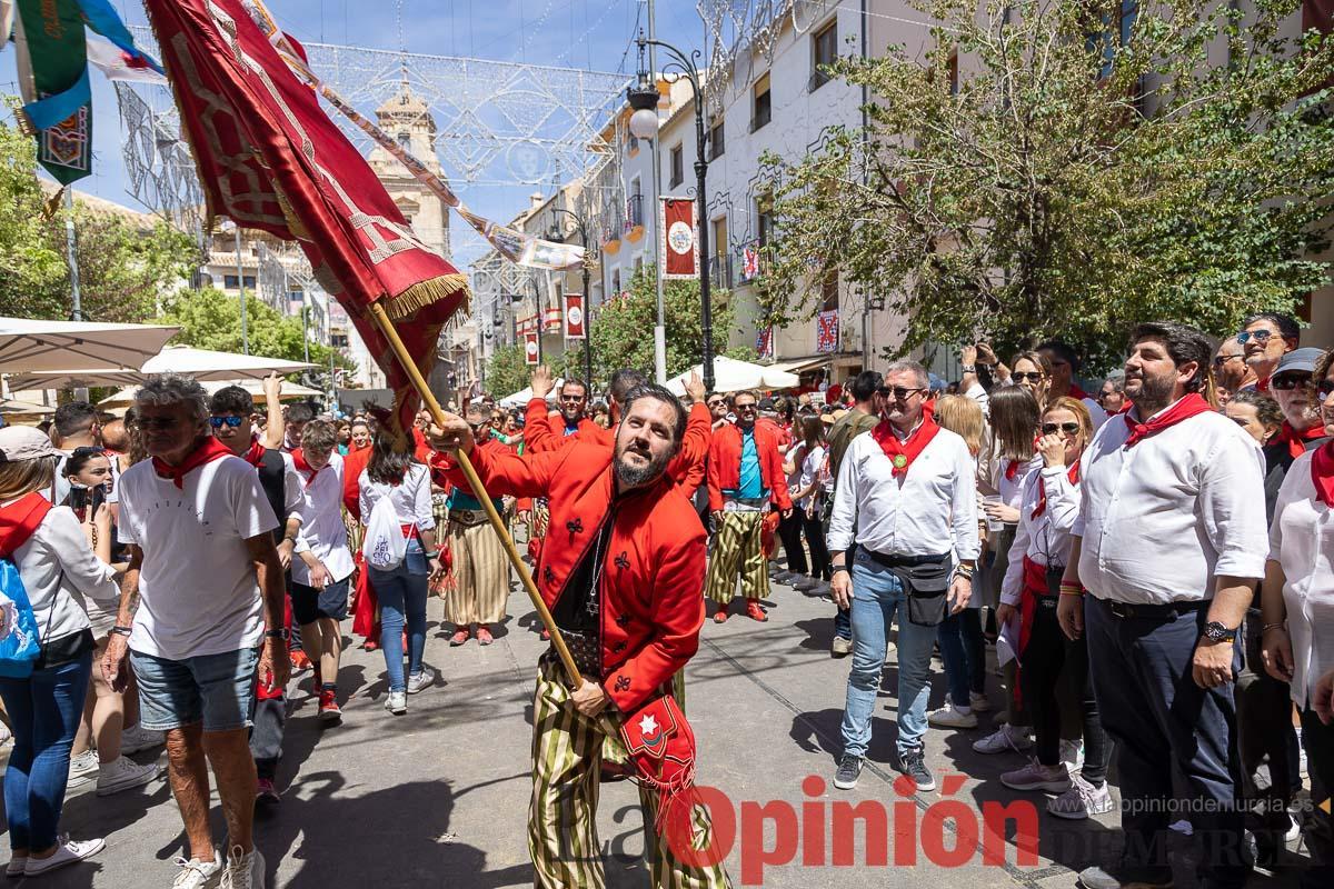 Moros y Cristianos en la mañana del dos de mayo en Caravaca