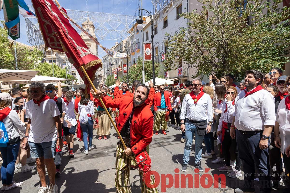 Moros y Cristianos en la mañana del dos de mayo en Caravaca