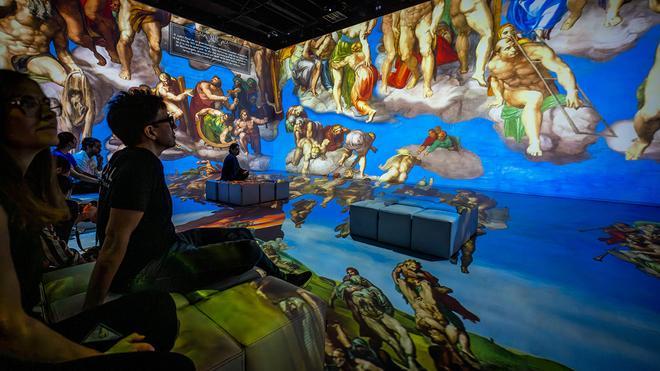 'Leonardo versus Michelangelo': nueva experiencia inmersiva en Ideal de Barcelona