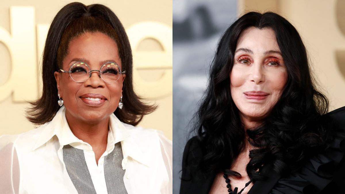 Oprah Winfrey y Cher recuerdan a su amigo Sidney Poitier.