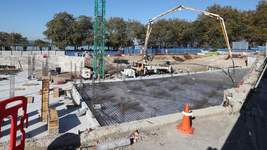 Afloran las obras del nuevo hotel de Samil