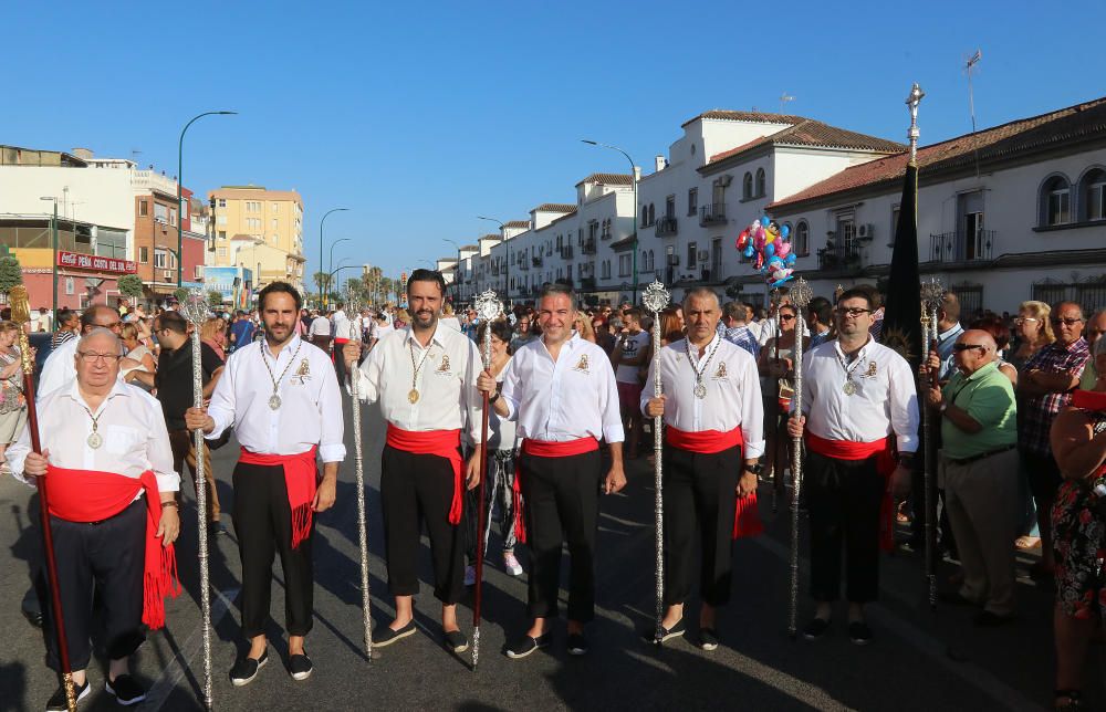 El Perchel, Huelin y la Malagueta celebran las procesiones del Carmen