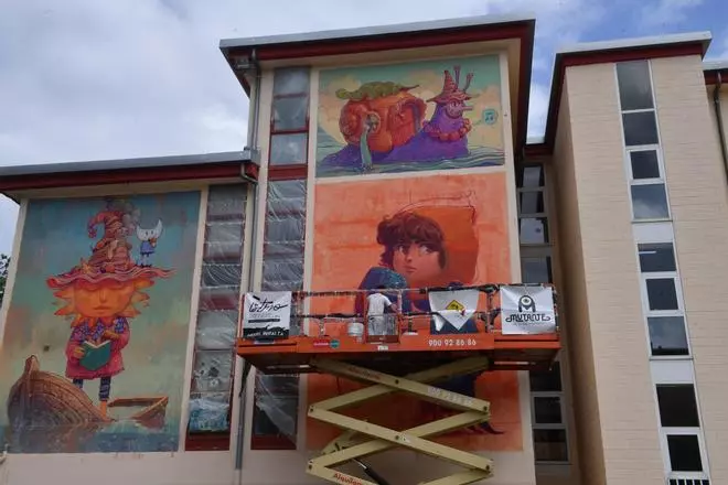 Los nuevos murales de Istmo en A Coruña