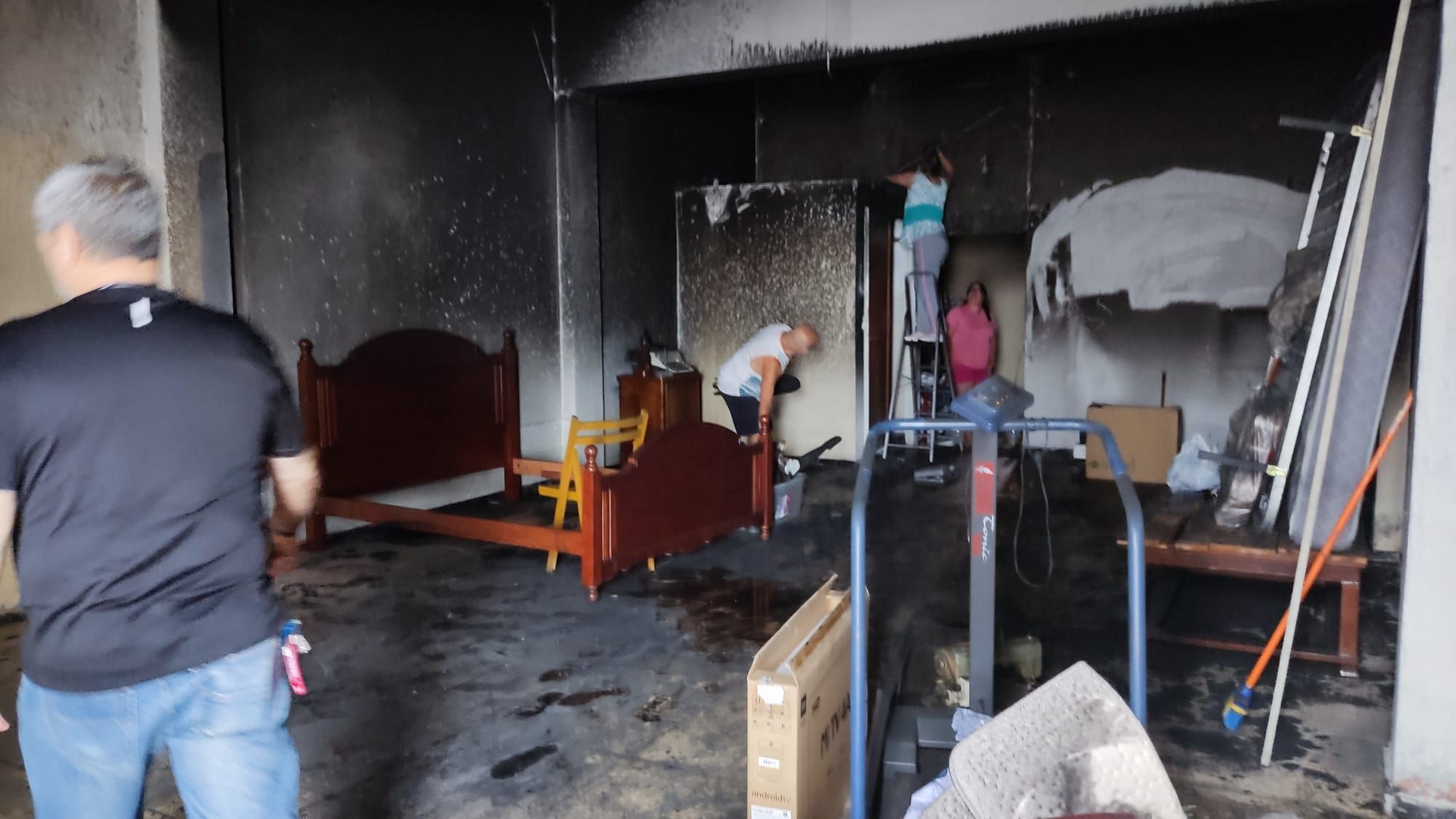 Incendio de una vivienda en Gáldar
