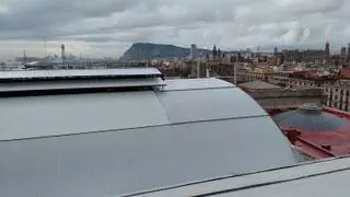 La Estación de França renueva la cubierta de su histórica marquesina