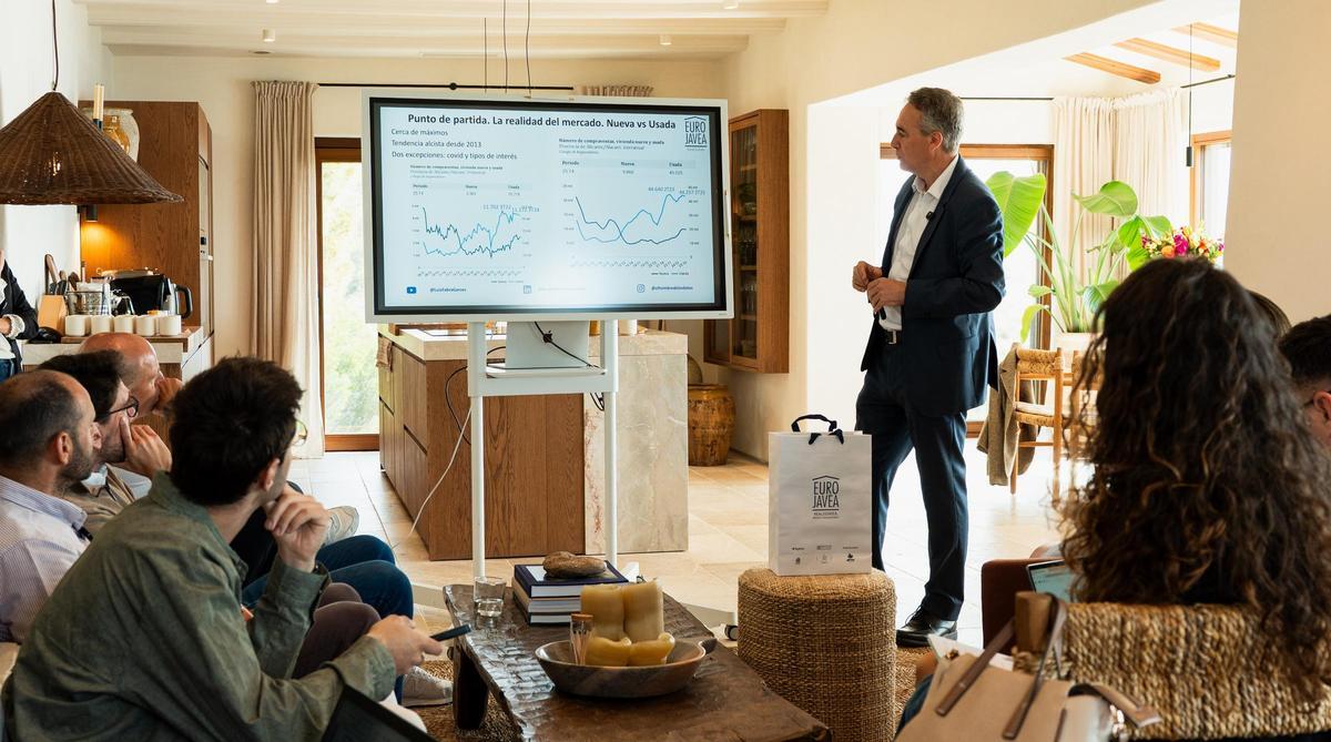 El experto Luis Alberto Fabra Garcés, de la Universidad de Zaragoza, desgranó los datos del mercado inmobiliario en Alicante y la Comunitat Valenciana