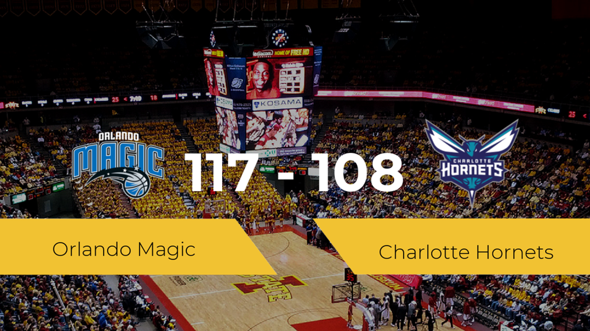 Orlando Magic derrota a Charlotte Hornets por 117-108