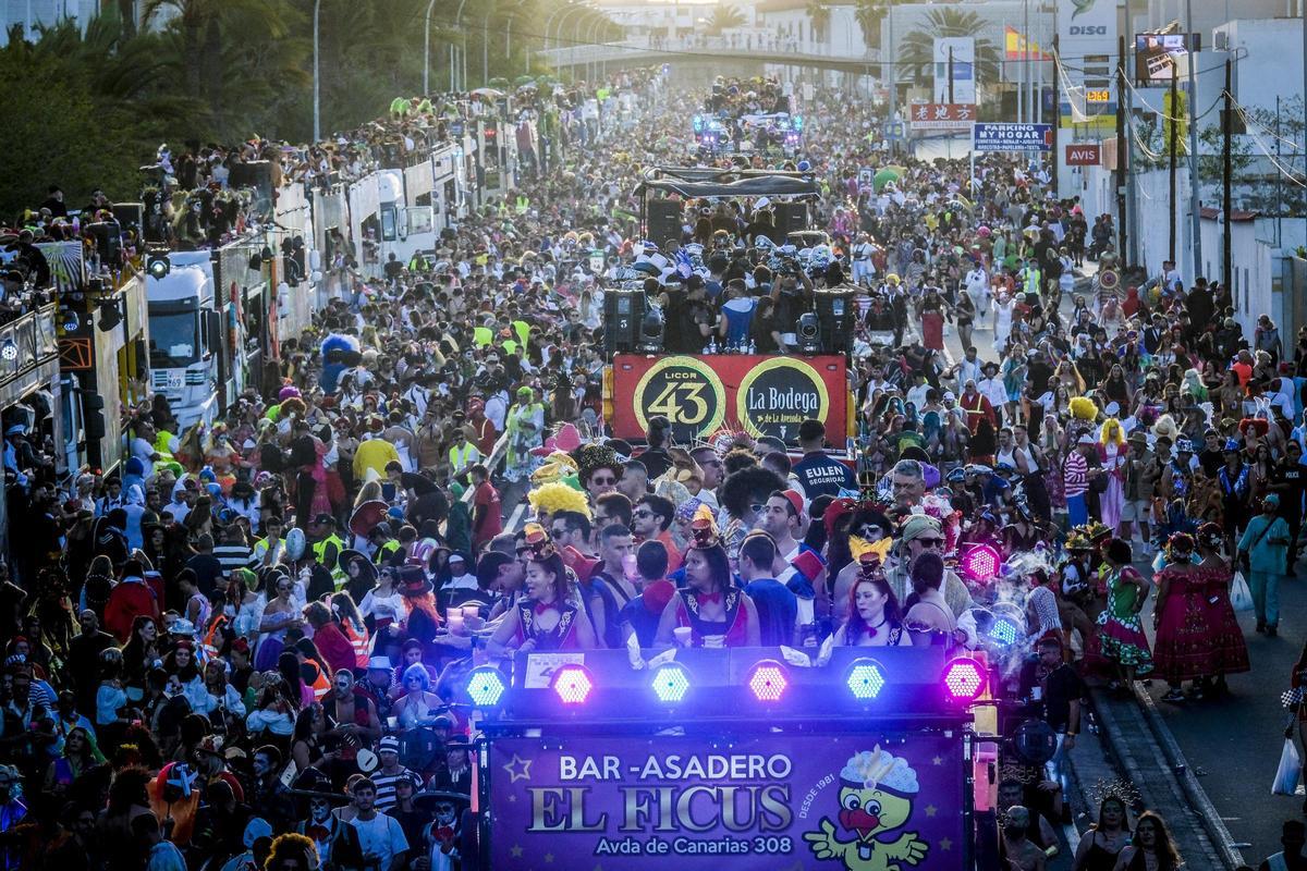 Cabalgata del carnaval de Maspalomas del año 2025