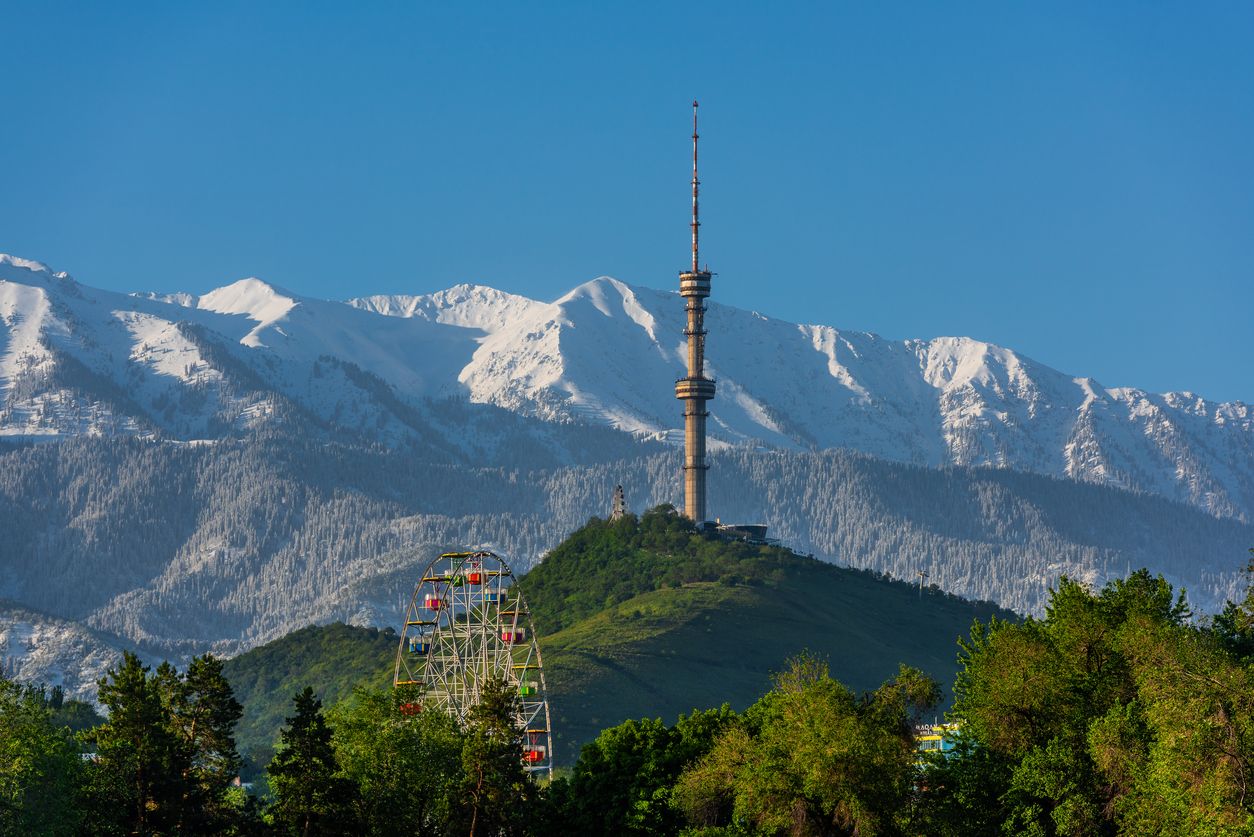 Ciudad kazaja de Almaty.
